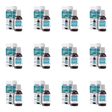 Farmax Cloreto De Magnésio P. A. Líquido 30ml (Kit C/12) Menor preço em Farmax Cloreto De Magnésio P. A. Líquido 30ml (Kit C/12)