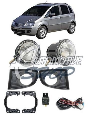 Farol Auxiliar/ Milha Fiat Idea 05/10 - Kit Completo - Automotive shop Menor preço em Farol Auxiliar/ Milha Fiat Idea 05/10 - Kit Completo - Automotive shop