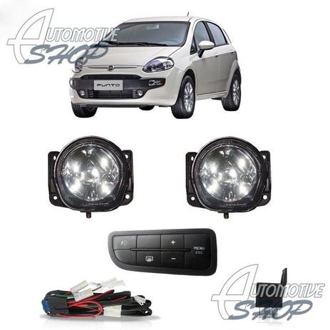 Farol Auxiliar/ Milha Fiat Punto 2013 Kit Completo - Automotive shop Menor preço em Farol Auxiliar/ Milha Fiat Punto 2013 Kit Completo - Automotive shop