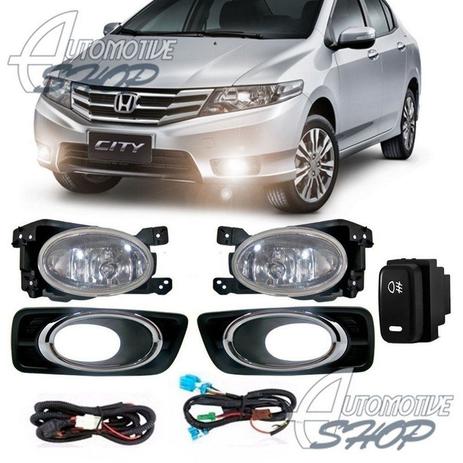 Farol Auxiliar/ Milha Honda City 2012/2014 - Kit Completo - Automotive shop Menor preço em Farol Auxiliar/ Milha Honda City 2012/2014 - Kit Completo - Automotive shop
