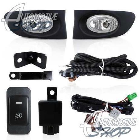 Farol Auxiliar/ Milha Honda Fit 03/06 - Kit Completo - Automotive shop Menor preço em Farol Auxiliar/ Milha Honda Fit 03/06 - Kit Completo - Automotive shop