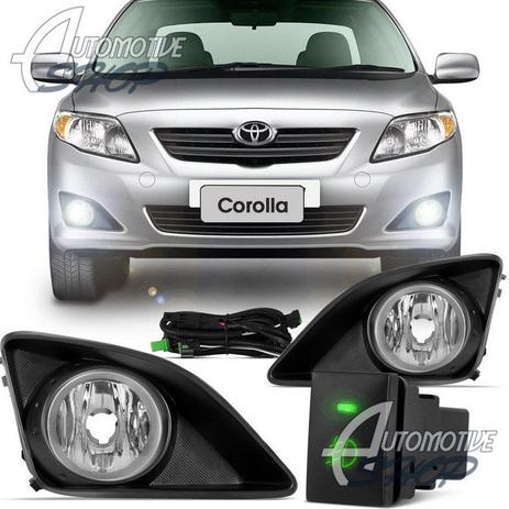 Farol Auxiliar/ Milha Toyota Corolla 09/11 - Kit Completo - Shock light Menor preço em Farol Auxiliar/ Milha Toyota Corolla 09/11 - Kit Completo - Shock light