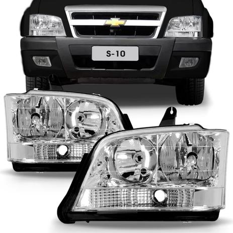 Farol Blazer S10 Pitbull 2001 A 2011 Seta Cristal - Sp acessórios Menor preço em Farol Blazer S10 Pitbull 2001 A 2011 Seta Cristal - Sp acessórios