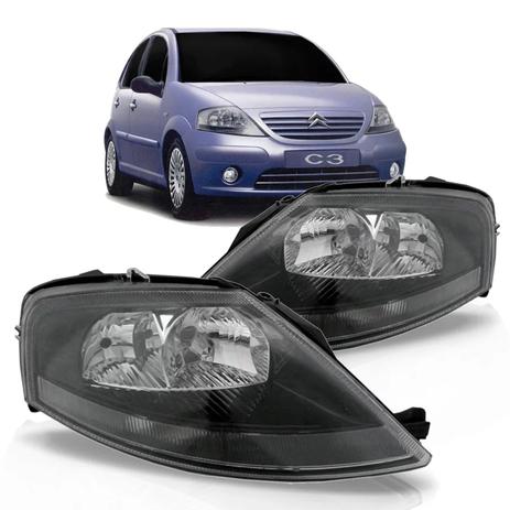 Farol C3 2004 2005 2006 2007 2008 2009 2010 2011 2012 Mascara Negra Direito - Sp acessórios Menor preço em Farol C3 2004 2005 2006 2007 2008 2009 2010 2011 2012 Mascara Negra Direito - Sp acessórios