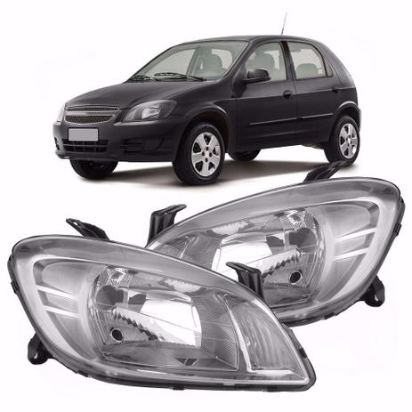 Farol celta/prisma 2007 2008 2009 2010 2011 2012 - Chevrolet Menor preço em Farol celta/prisma 2007 2008 2009 2010 2011 2012 - Chevrolet