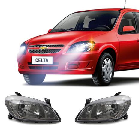 Farol Chevrolet Celta 2006 a 2011 Arteb Principal Máscara Cinza Foco Simples Encaixe H4 com Pisca Menor preço em Farol Chevrolet Celta 2006 a 2011 Arteb Principal Máscara Cinza Foco Simples Encaixe H4 com Pisca