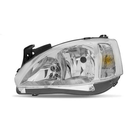 FAROL Chevrolet CORSA/ MONTANA H7/H1 C/ PISCA LISO - Arteb Menor preço em FAROL Chevrolet CORSA/ MONTANA H7/H1 C/ PISCA LISO - Arteb