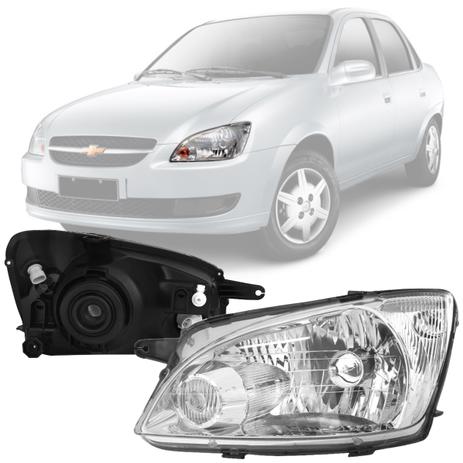 Farol Corsa Classic LS 2011 2012 2013 2014 2015 Cromado Original (Arteb) Esquerdo Menor preço em Farol Corsa Classic LS 2011 2012 2013 2014 2015 Cromado Original (Arteb) Esquerdo