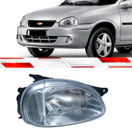 Farol corsa hatch pickup sedan wagon 1994 até 2010 ld usa lâmpada h4 - Arteb Menor preço em Farol corsa hatch pickup sedan wagon 1994 até 2010 ld usa lâmpada h4 - Arteb