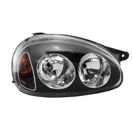 farol corsa pick up 95-02 mascara negra foco duplo - Rcd/inovox Menor preço em farol corsa pick up 95-02 mascara negra foco duplo - Rcd/inovox