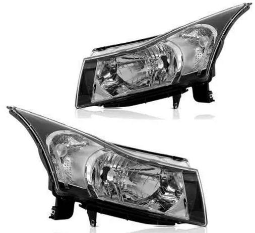 Farol cruze cromado moldura preta 11 12 13 14 15 par - Chevrolet é boa?