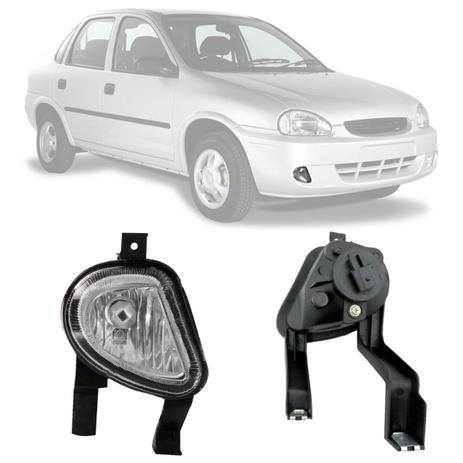 Farol de Milha Corsa Classic Hatch Pickup Wagon 1999 a 2007 2008 2009 2010 Original (Arteb) Direito Menor preço em Farol de Milha Corsa Classic Hatch Pickup Wagon 1999 a 2007 2008 2009 2010 Original (Arteb) Direito