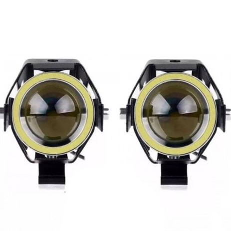 Farol de Milha Moto O Par Universal Angel Eyes Led Auxiliar Neblina Automotivo (BSL-U7) - Abmidia Menor preço em Farol de Milha Moto O Par Universal Angel Eyes Led Auxiliar Neblina Automotivo (BSL-U7) - Abmidia