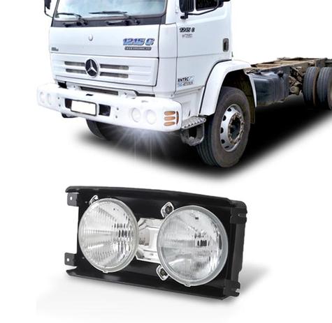 Menor preço em Farol Duplo Caminhao Mercedes 1714 1215 1618 MBB Lado Passageiro - Fortluz