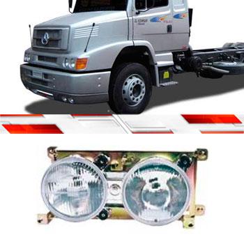 Farol duplo ld mercedes 1218 1418 1620 1996 até 1999 lente de policarbonato - Nino Menor preço em Farol duplo ld mercedes 1218 1418 1620 1996 até 1999 lente de policarbonato - Nino