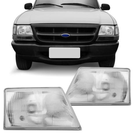 Farol Ford Ranger 1998 1999 2000 2001 2002 2003 2004 Foco Simples Máscara Cromada - Prime Menor preço em Farol Ford Ranger 1998 1999 2000 2001 2002 2003 2004 Foco Simples Máscara Cromada - Prime