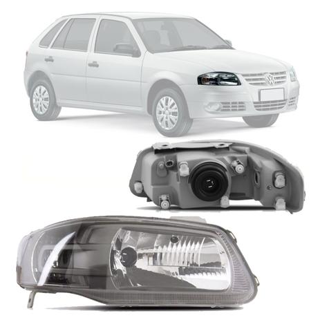 Farol Gol Parati Saveiro G4 06 a 10 11 2012 2013 2014 Simples Máscara Cinza Original (Arteb) Direito Menor preço em Farol Gol Parati Saveiro G4 06 a 10 11 2012 2013 2014 Simples Máscara Cinza Original (Arteb) Direito