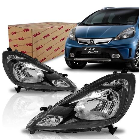 Farol Honda New Fit Twist 2013 2014 2015 Máscara Negra - Sp acessórios Menor preço em Farol Honda New Fit Twist 2013 2014 2015 Máscara Negra - Sp acessórios