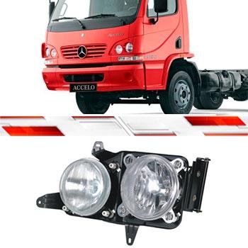 FAROL LD MERCEDES BENZ 715 C 915C ACELLO 2003 Em Diante DUPLO COM SUPORTE - Orgus Menor preço em FAROL LD MERCEDES BENZ 715 C 915C ACELLO 2003 Em Diante DUPLO COM SUPORTE - Orgus