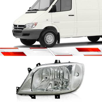 FAROL LD MERCEDES BENZ SPRINTER 2005 Em Diante - Nino Menor preço em FAROL LD MERCEDES BENZ SPRINTER 2005 Em Diante - Nino