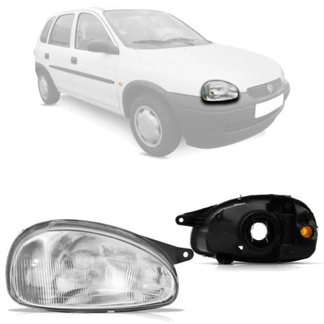 Farol Original Corsa Hatch Pickup Sedan Wagon 94 1995 1996 1997 1998 1999 Elétrico (Arteb) Direito Menor preço em Farol Original Corsa Hatch Pickup Sedan Wagon 94 1995 1996 1997 1998 1999 Elétrico (Arteb) Direito