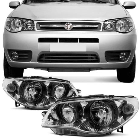 Farol Principal Arteb Fiat Palio Siena 2005 a 2007 Strada 2005 a 2008 Lado Direito Mascara Metalizada Menor preço em Farol Principal Arteb Fiat Palio Siena 2005 a 2007 Strada 2005 a 2008 Lado Direito Mascara Metalizada