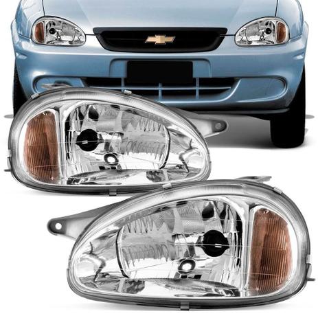 Farol Principal Gm Corsa Sedan Pick-up Wagon 2000 H4 Lado Direito - Arteb Menor preço em Farol Principal Gm Corsa Sedan Pick-up Wagon 2000 H4 Lado Direito - Arteb