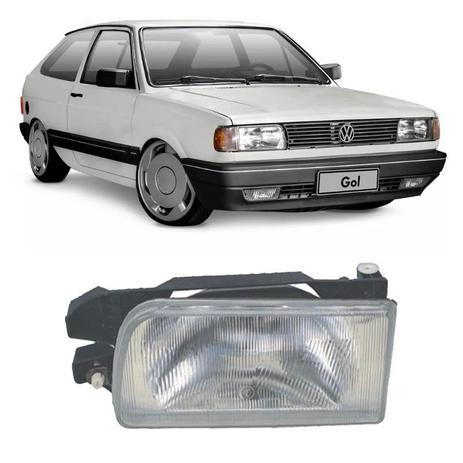 Farol Principal Orgus Volkswagen Gol Voyage Parati Saveiro 1991 a 1994 Direito Menor preço em Farol Principal Orgus Volkswagen Gol Voyage Parati Saveiro 1991 a 1994 Direito