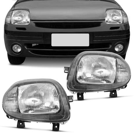 Farol Renault Clio Hatch Sedan 2000 2001 2002 Foco Simples - Prime Menor preço em Farol Renault Clio Hatch Sedan 2000 2001 2002 Foco Simples - Prime