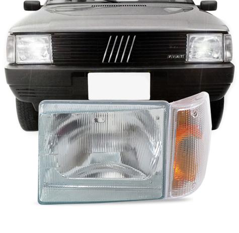 Farol Uno Premio Elba Fiorino 83 84 85 86 87 88 89 90 Lente Vidro e Pisca Cristal Lado Motorista - Varius Menor preço em Farol Uno Premio Elba Fiorino 83 84 85 86 87 88 89 90 Lente Vidro e Pisca Cristal Lado Motorista - Varius