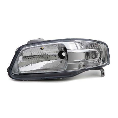 FAROL Volkswagen GOL/ PARATI/ SAVEIRO G4 H4 MASCARA CROMADA - Arteb Menor preço em FAROL Volkswagen GOL/ PARATI/ SAVEIRO G4 H4 MASCARA CROMADA - Arteb