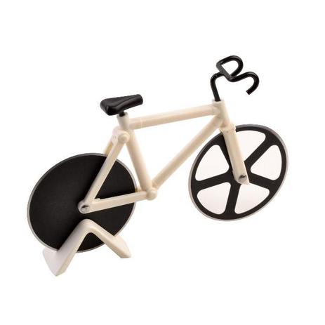 Fatiador Cortador de Pizza em Aço Inox Bicicleta - Dolce home Menor preço em Fatiador Cortador de Pizza em Aço Inox Bicicleta - Dolce home