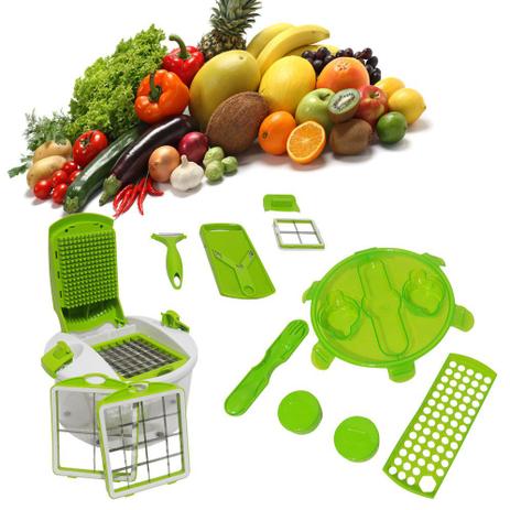 Fatiador De Legumes Verduras Frutas Saladas Cortador Alimento Multiprocessador - Ideal Menor preço em Fatiador De Legumes Verduras Frutas Saladas Cortador Alimento Multiprocessador - Ideal
