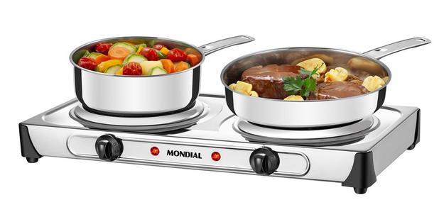 FE-03 - Fogão Elétrico Fast Cook Dual - Mondial Menor preço em FE-03 - Fogão Elétrico Fast Cook Dual - Mondial