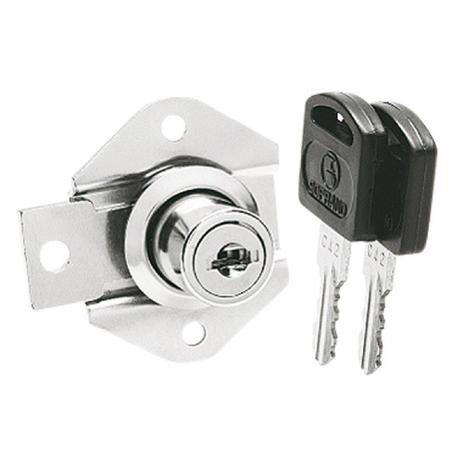 Fechadura 861 para gaveta CROMADO 22mm - Soprano Menor preço em Fechadura 861 para gaveta CROMADO 22mm - Soprano