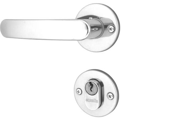 Fechadura Aliança 2600/11 Externa Premium Inox Polido Menor preço em Fechadura Aliança 2600/11 Externa Premium Inox Polido