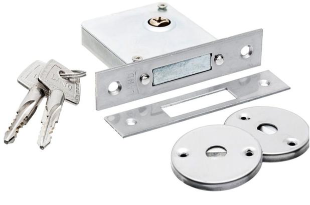 Fechadura Auxiliar Tetra Quadrupla Inox - 2 Chaves - Ld Menor preço em Fechadura Auxiliar Tetra Quadrupla Inox - 2 Chaves - Ld
