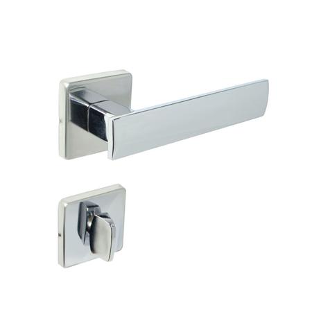 Fechadura Banheiro Imab Metro Light Roseta Quadrada Cromada 55mm Menor preço em Fechadura Banheiro Imab Metro Light Roseta Quadrada Cromada 55mm