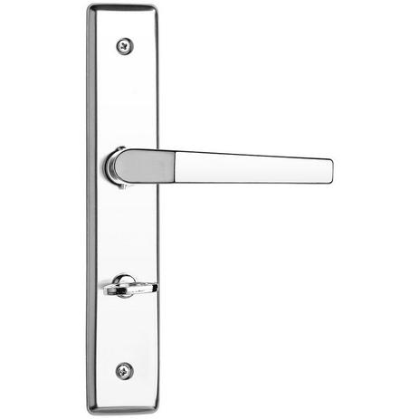 Fechadura banheiro popline inox cromada soprano Menor preço em Fechadura banheiro popline inox cromada soprano