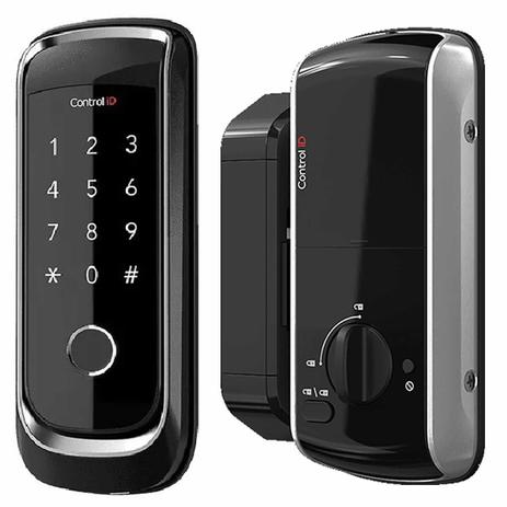 fechadura biométrica e bluetooth digital eletronica porta madeira portão interna externa sobrepor - Control Id Menor preço em fechadura biométrica e bluetooth digital eletronica porta madeira portão interna externa sobrepor - Control Id