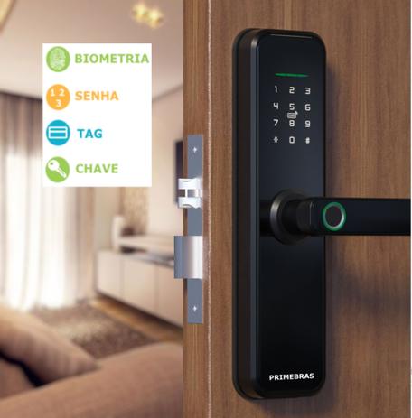 Fechadura Biométrica Eletrônica Smart Primebras Senha + Tag + Chave é boa?