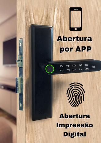 Fechadura Digital Biometrica Primebras Bluetooth App Ttlock Menor preço em Fechadura Digital Biometrica Primebras Bluetooth App Ttlock