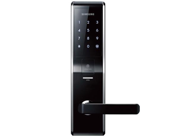 Fechadura Digital de Porta Biométrica Samsung - SHS-H705 com Senha Menor preço em Fechadura Digital de Porta Biométrica Samsung - SHS-H705 com Senha