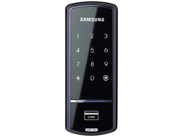 Fechadura Digital de Porta Samsung - SHS-1321 com Cartão RFID com Senha