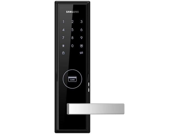 Fechadura Digital de Porta Samsung - SHS-H505 com Cartão RFID com Senha