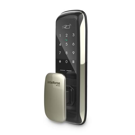 Fechadura Digital Intelbras FR620 Push Pull Senha e Tag Preta e Dourada Alimentada por Pilhas Menor preço em Fechadura Digital Intelbras FR620 Push Pull Senha e Tag Preta e Dourada Alimentada por Pilhas