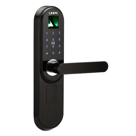 Fechadura Digital Unee Tech Bio Pro Biometria, senha e cartão Lado Direito - UFDTBPD Menor preço em Fechadura Digital Unee Tech Bio Pro Biometria, senha e cartão Lado Direito - UFDTBPD
