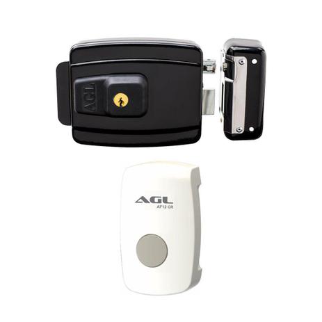 Fechadura Elétrica Agl 12V Reversível Abertura interno e externa + Botoeira 12v Menor preço em Fechadura Elétrica Agl 12V Reversível Abertura interno e externa + Botoeira 12v