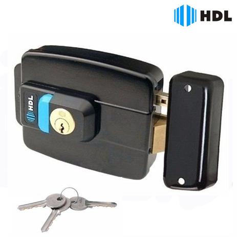 Fechadura Elétrica C90 A.F. Dupla Com Botão Preta 90.01.03.035 HDL Menor preço em Fechadura Elétrica C90 A.F. Dupla Com Botão Preta 90.01.03.035 HDL