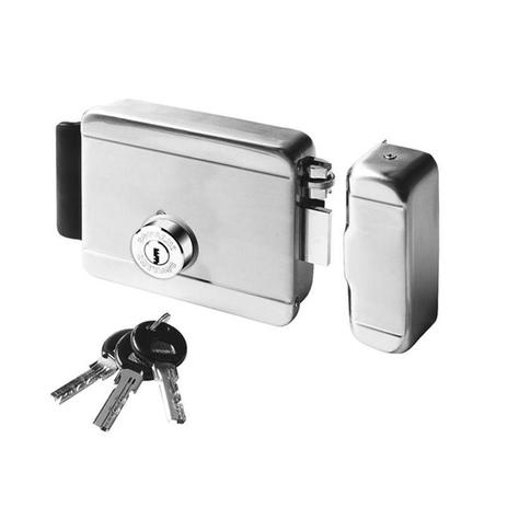Fechadura Eletrica Soprano Inox 12v Chave Multiponto Menor preço em Fechadura Eletrica Soprano Inox 12v Chave Multiponto